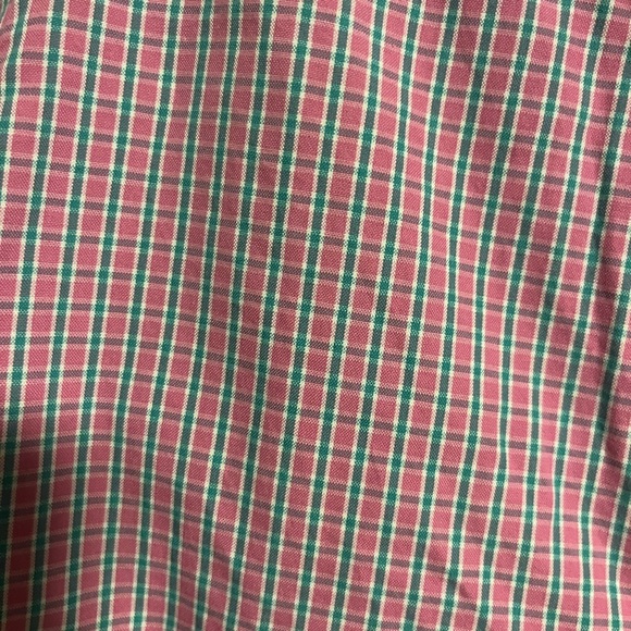 Ralph Lauren Men's Pink/Green/White Plaid Shirt - Picture 3 of 4